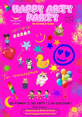 Cours de théâtre pour enfants — Happy Arty School à Nice